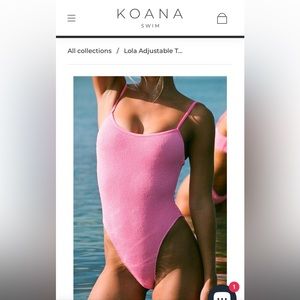 Koana Swim Lola Adjustable One Piece Swimsuit